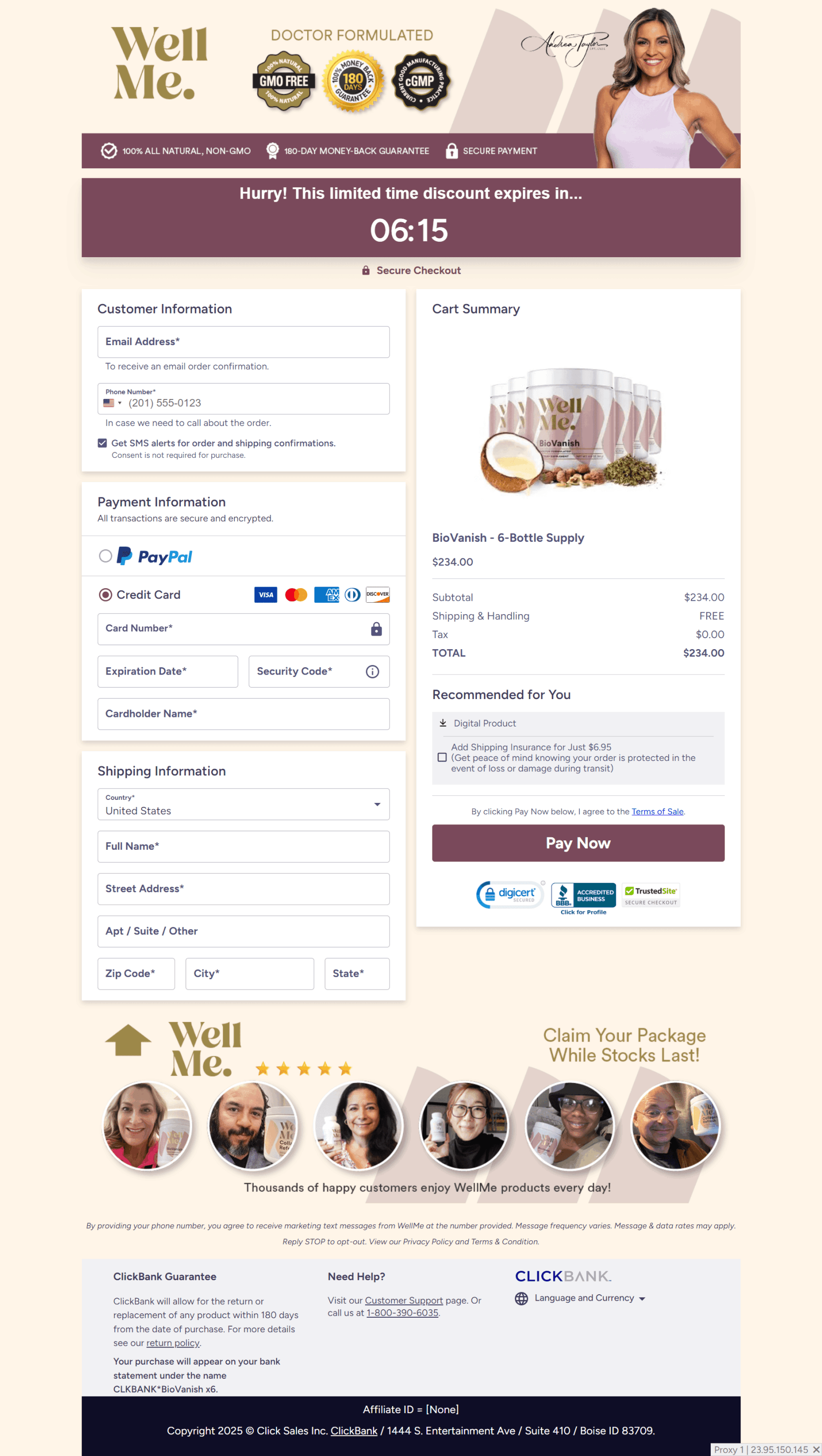 BioVanish-order-page